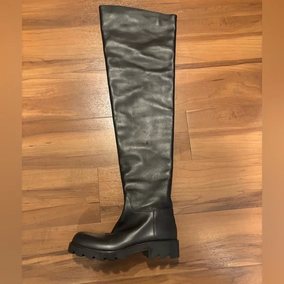 Bottega Veneta Leather Thigh High Boots size 40 black - Picture 5 of 9